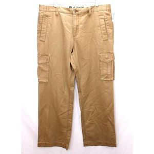 OLD NAVY LOOSE CARGO PANTS Men's SIZE 38x32 Tan Khaki NWT